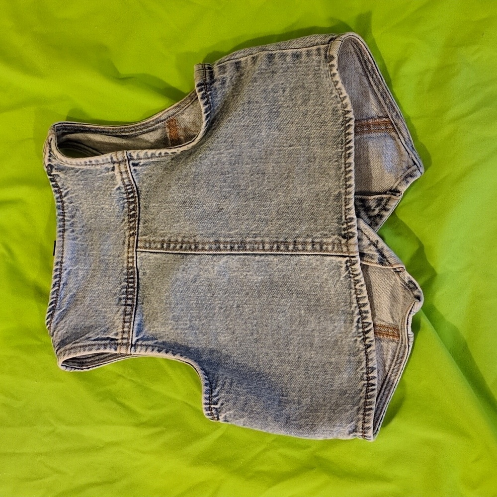 Art Class Blue Denim Vest Girls S 6-7 - Picture 2 of 4